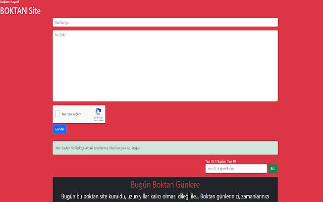 Site-ul BOKTAN din magazinul web Chrome va fi rulat cu OffiDocs Chromium online