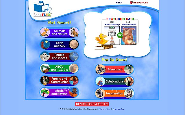 BookFlix  from Chrome web store to be run with OffiDocs Chromium online