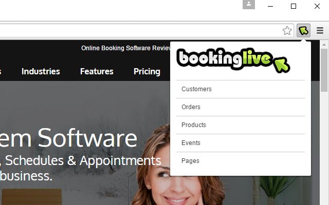 Scorciatoie BookingLive dal web store di Chrome da eseguire con OffiDocs Chromium online