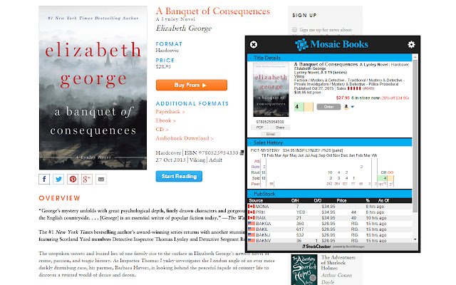 Bookmanager Stockchecker  from Chrome web store to be run with OffiDocs Chromium online
