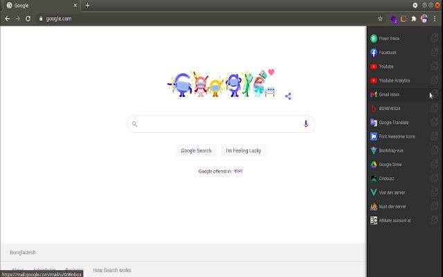 Bookmark Access Bar  from Chrome web store to be run with OffiDocs Chromium online