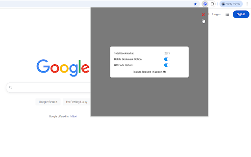 Bookmark Blitz  from Chrome web store to be run with OffiDocs Chromium online