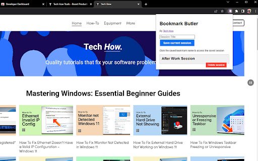 Bookmark Butler  from Chrome web store to be run with OffiDocs Chromium online