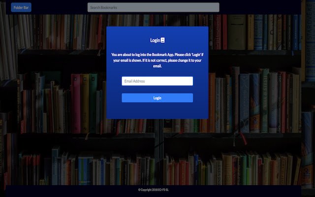 Bookmark Extension  from Chrome web store to be run with OffiDocs Chromium online