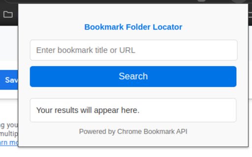 Bookmark Folder Locator  from Chrome web store to be run with OffiDocs Chromium online