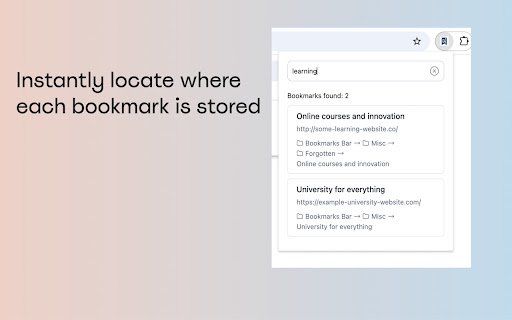 BookmarkIQ  from Chrome web store to be run with OffiDocs Chromium online
