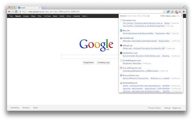 Bookmark Oragniser dal Chrome Web Store da eseguire con OffiDocs Chromium online