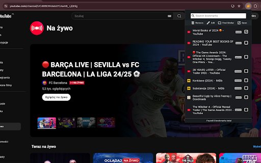 Bookmarks AI Operator  from Chrome web store to be run with OffiDocs Chromium online
