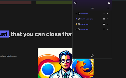 Bookmarks Cloud  from Chrome web store to be run with OffiDocs Chromium online