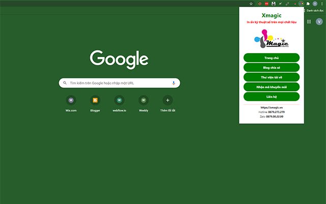 북마크 Xmagic | OffiDocs Chromium 온라인에서 실행될 Chrome 웹 스토어의 Truy cập nhanh xmagic.vn