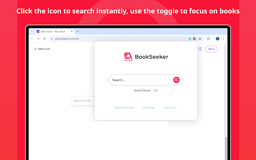 BookSeeker  from Chrome web store to be run with OffiDocs Chromium online
