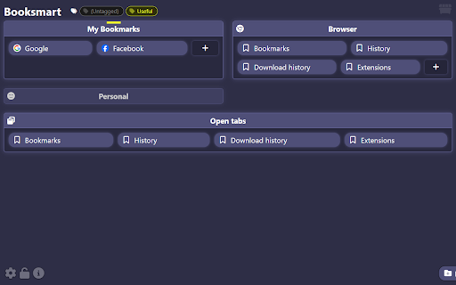 Booksmart  from Chrome web store to be run with OffiDocs Chromium online