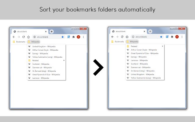 Booksorter  from Chrome web store to be run with OffiDocs Chromium online