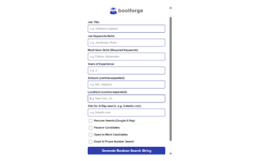 BoolForge  from Chrome web store to be run with OffiDocs Chromium online
