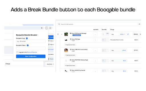 Booqable Bundle Breaker  from Chrome web store to be run with OffiDocs Chromium online