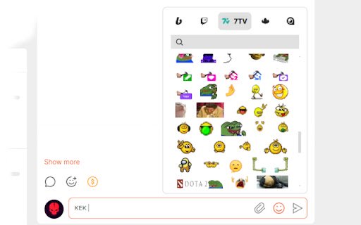 Boosty Emotes  from Chrome web store to be run with OffiDocs Chromium online