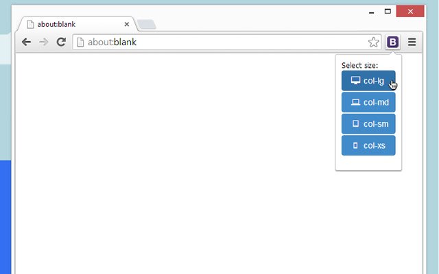 Alat ubah saiz Bootstrap daripada kedai web Chrome untuk dijalankan dengan OffiDocs Chromium dalam talian