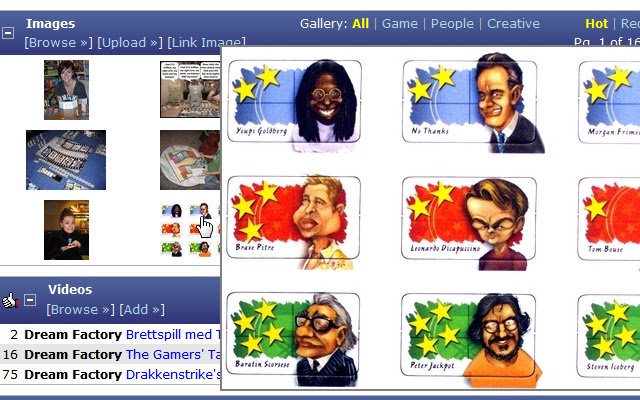 BoradGameGeek Image Viewer uit de Chrome-webwinkel voor gebruik met OffiDocs Chromium online