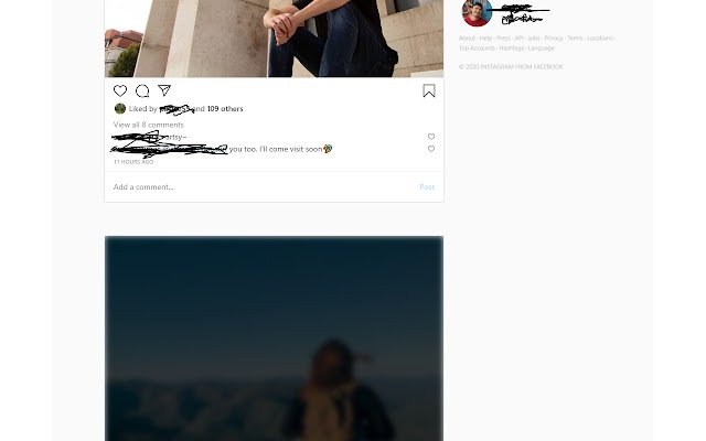 Boring Instagram de Chrome web store se ejecutará con OffiDocs Chromium en línea