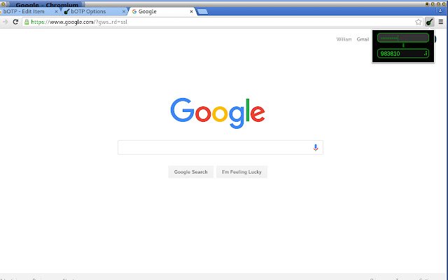 bOTP mula sa Chrome web store na tatakbo sa OffiDocs Chromium online