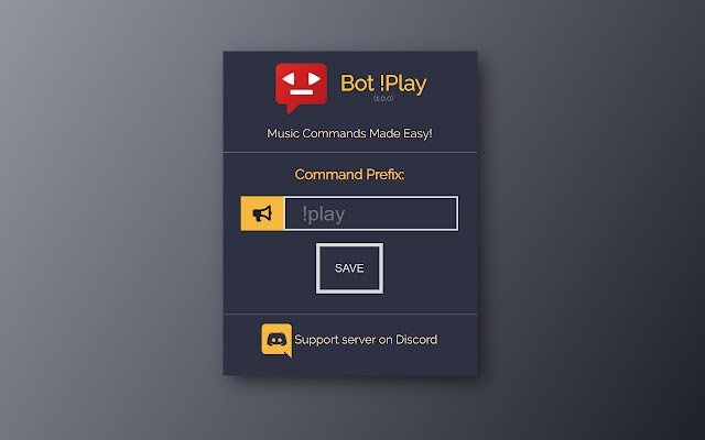 Bot !Play  from Chrome web store to be run with OffiDocs Chromium online