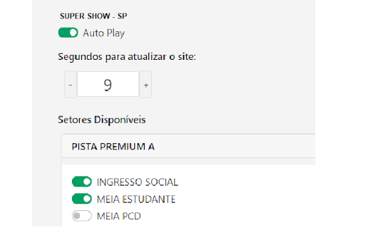 Bot Ticket  from Chrome web store to be run with OffiDocs Chromium online