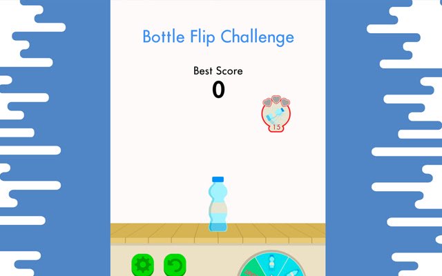 Gra Bottle Flip ChallengeDAB ze sklepu internetowego Chrome, którą można uruchomić w trybie online za pomocą OffiDocs Chromium