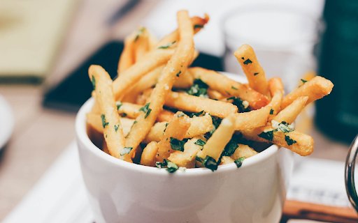 Bowl of fries  from Chrome web store to be run with OffiDocs Chromium online