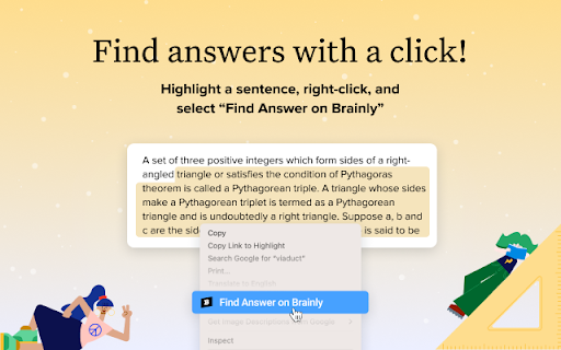 Brainly Homework Help  from Chrome web store to be run with OffiDocs Chromium online