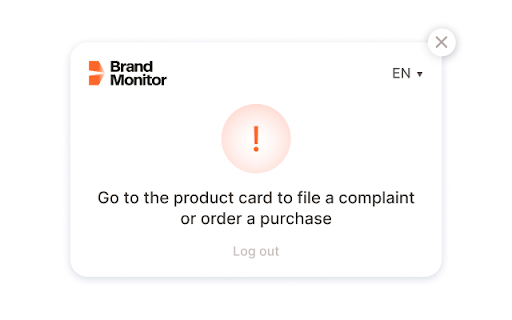 BrandMonitor – Report  Block Listings  from Chrome web store to be run with OffiDocs Chromium online