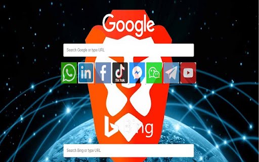 Brave Browser for PC version New Tab BG  from Chrome web store to be run with OffiDocs Chromium online