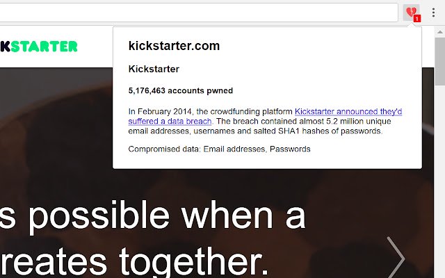 Breached  from Chrome web store to be run with OffiDocs Chromium online