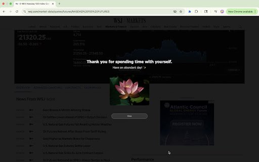 Break Now Simple Meditation Timer to relieve work stress  from Chrome web store to be run with OffiDocs Chromium online
