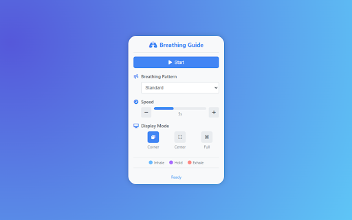 Breathing Guide  from Chrome web store to be run with OffiDocs Chromium online
