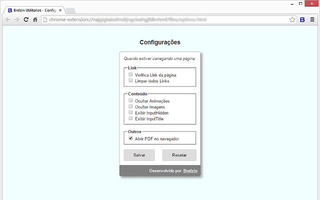 Chrome 웹 스토어의 Brelzin Utilitários가 OffiDocs Chromium 온라인과 함께 실행됩니다.