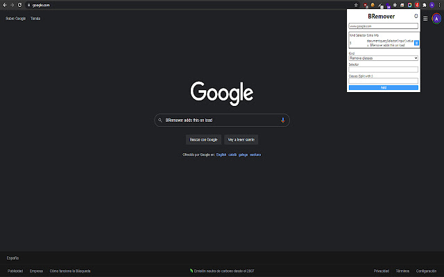 BRemover  from Chrome web store to be run with OffiDocs Chromium online