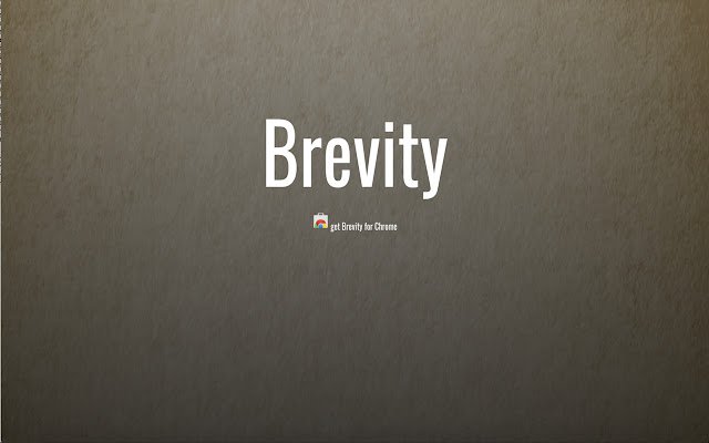 Brevity  from Chrome web store to be run with OffiDocs Chromium online