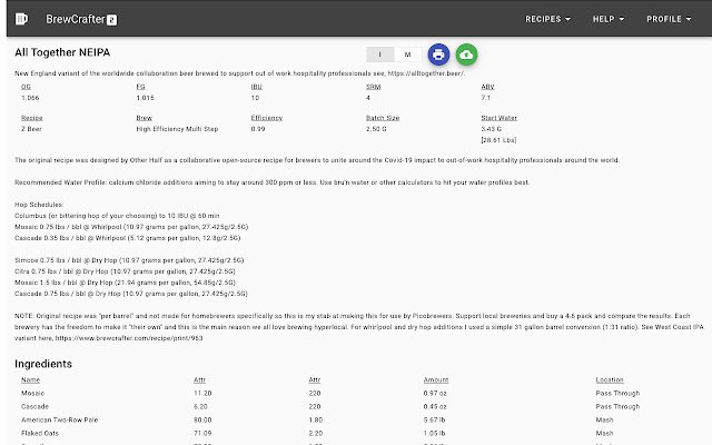 BrewCrafter Push to Z  from Chrome web store to be run with OffiDocs Chromium online