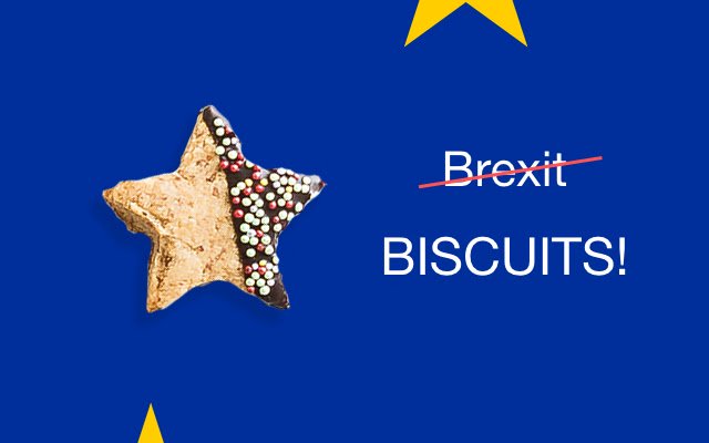 Brexit Biscuits ze sklepu internetowego Chrome do uruchomienia z OffiDocs Chromium online