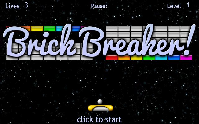 Brick Breaker! din magazinul web Chrome pentru a fi rulat cu OffiDocs Chromium online