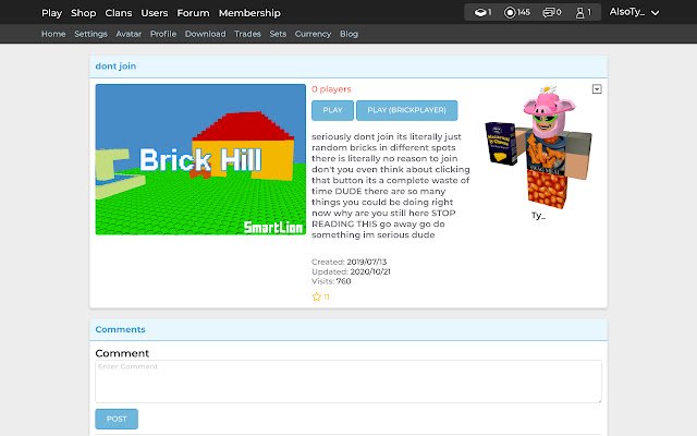 Chrome 网上商店的 BrickPlayer 游戏启动器将与 OffiDocs Chromium 在线运行