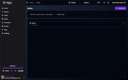 Bridge: Productivity Booster  from Chrome web store to be run with OffiDocs Chromium online