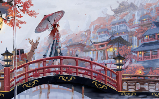 Bridge with a Deer  from Chrome web store to be run with OffiDocs Chromium online