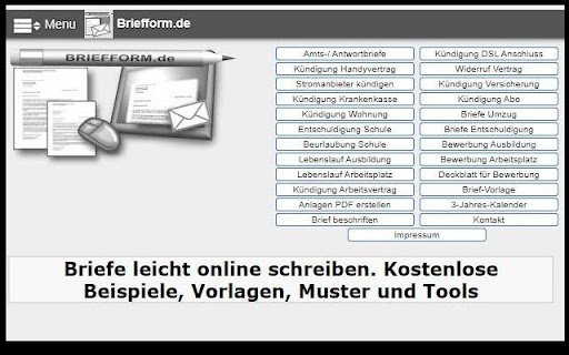 Briefe schreiben  beschriften  from Chrome web store to be run with OffiDocs Chromium online