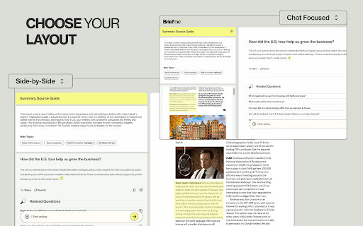 BriefMe: Your Document, Simplified and Explained  from Chrome web store to be run with OffiDocs Chromium online