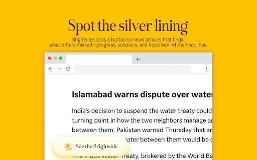 Brightside  from Chrome web store to be run with OffiDocs Chromium online