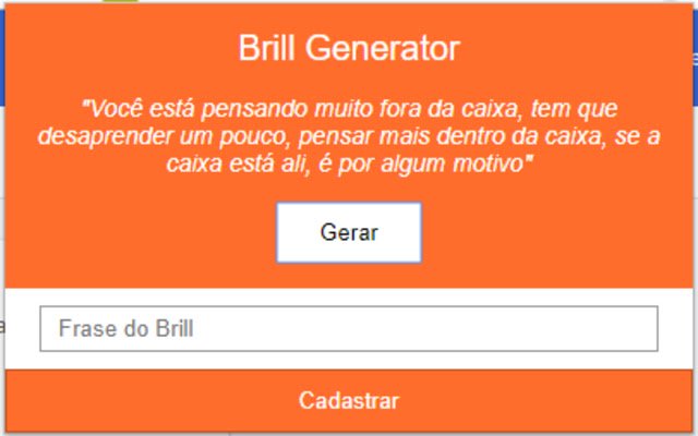Brill Generator de la boutique en ligne Chrome à exécuter avec OffiDocs Chromium en ligne