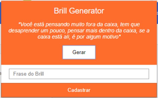 Brill Generator de Chrome web store se ejecutará con OffiDocs Chromium en línea