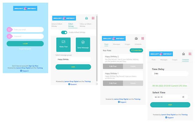 Brilliant Birthday จาก Chrome เว็บสโตร์ที่จะรันด้วย OffiDocs Chromium ทางออนไลน์