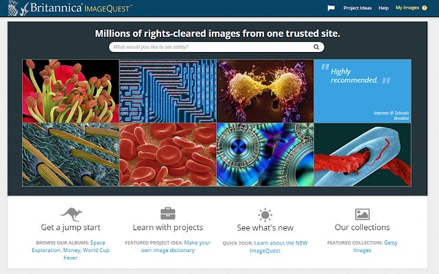 Britannica ImageQuest ze sklepu internetowego Chrome do uruchomienia z OffiDocs Chromium online